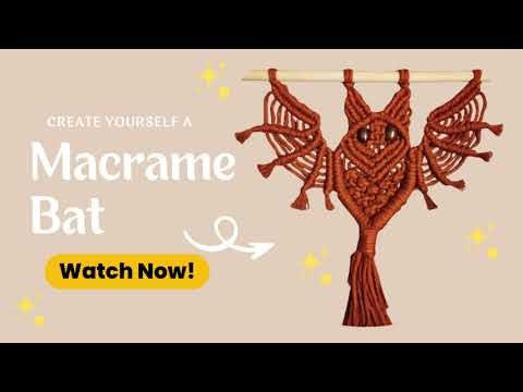 Macramé Bat Tutorial