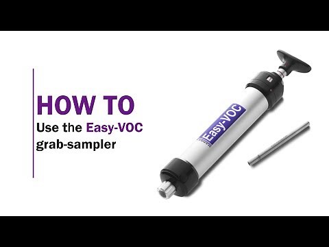 How to use the Easy-VOC grab-sampler