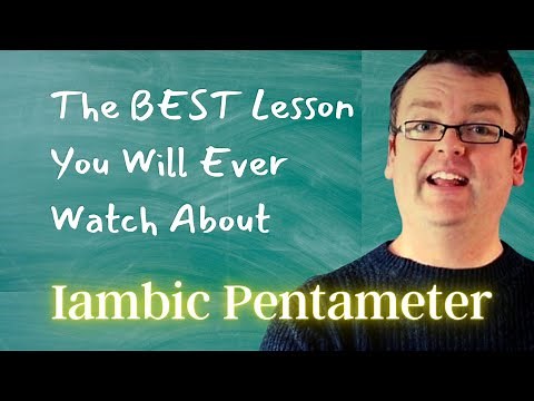 IAMBIC PENTAMETER for Teachers and Students. With iambic pentameter examples from Shakespeare