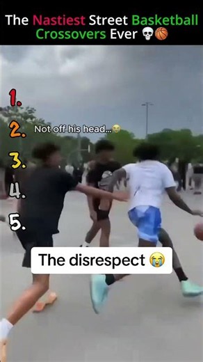 The Nastiest Street Basketball Crossovers Ever💀🏀