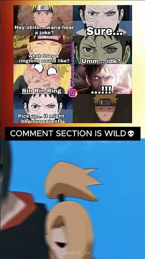 obito cooked naruto 🤣🤣|| #narutomeme #animehumor