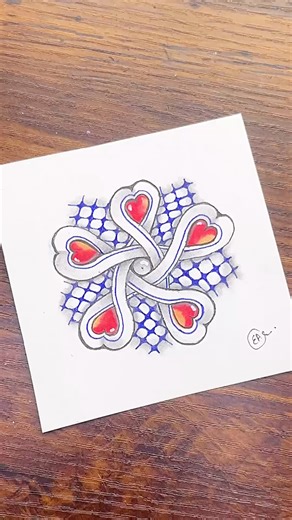 37K views · 330 reactions | Zentangle Pattern-Pink |Drawing Tutorial For Beginners #zentangle #doodle #zendoodle #art #zenart #mindfulart #trending #viralpost #fbpage #easyart | Easy Art | Facebook