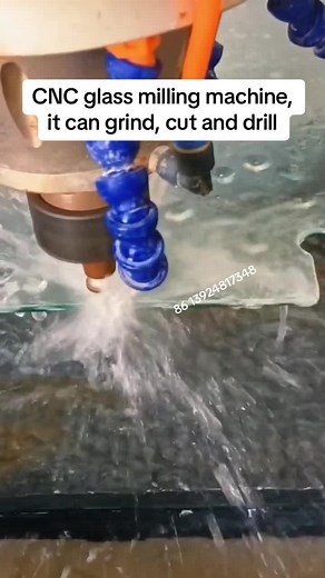 Advanced CNC Glass Milling Machine for Precision Grinding, Cutting, and Drilling