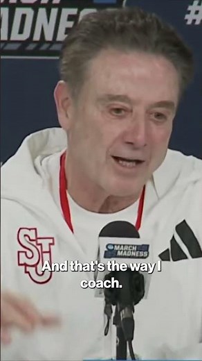 Rick Pitino is appreciating coaching in his 25th NCAA Tournament, knowing he doesn't have many left