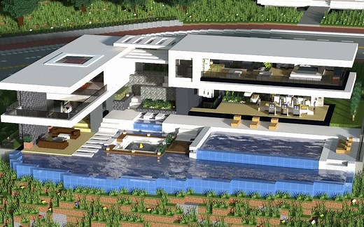 【Minecraft】现代建筑教程#30（JINTUBE）