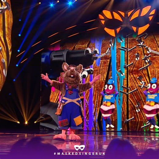 8.3K views · 130 reactions |  SQUEAKY clean performance from #RAT!  But will it be enough to CRAWL back into the competition? 樂️‍♂️ #MaskedSingerUK | The Masked Singer UK | Facebook