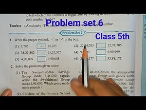 Problem set 6 class 5th maths