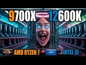 9700X vs 12600K Benchmarks - Tested in Games and Applications