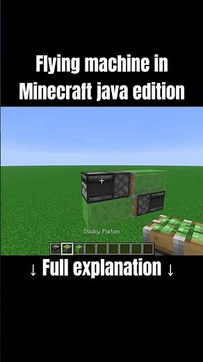 How to build flying machine in Minecraft #minecraft #redstonebuilds