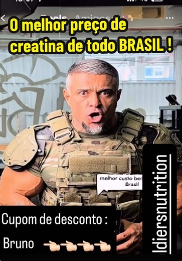 O melhor preço de creatina do Brasil #creatina #suplementos #dica #treino #creatorsearchinsights @Soldiers Nutrition