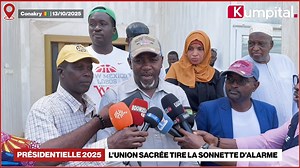 53K views · 650 reactions | Conakry  : Lors d’une conférence de presse tenue ce lundi, l’Union sacrée des Forces vives de Guinée a dénoncé des manquements dans la conduite du processus menant à l’élection présidentielle du 28 décembre 2025. | KUMPITAL | Facebook