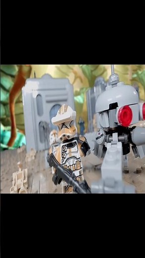 LEGO Star Wars the Clone Wars Stop Motion animation Battle! #lego #starwars