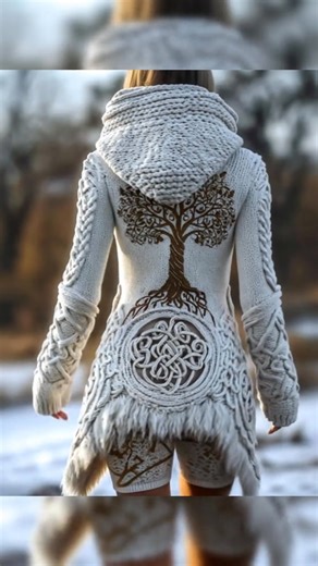 【🌳Women's Viking Tree Of Life Winter Warm Knit Hooded Sweater - Embrace the Magic of Ancient Legends!🌳】 🌲 Wrap yourself in the mystical embrace of the ancient Tree of Life! This stunning Viking-inspired sweater combines powerful symbolism with ultimate winter comfort, featuring intricate knotwork that connects you to the wisdom of the Norse cosmos. ✨ Why You'll Love This Sweater: ✔️ Exquisite Tree of Life & Celtic Knot Embroidery - rich with meaning ✔️ Premium Winter-weight Knit - exceptional