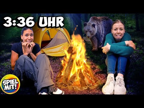 1 NACHT im Wald ÜBERLEBEN! 🌳🕷️(Extrem Challenge)