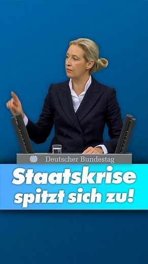 1.2M views · 42K reactions | Weidel: Staatskrise spitzt sich zu!...
