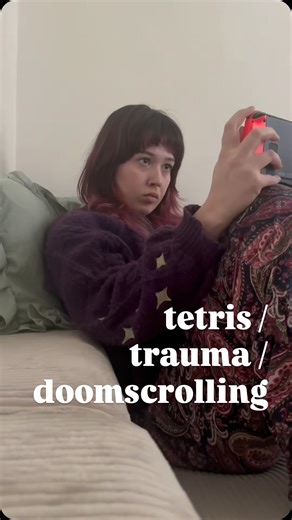 lily 🧚🏼‍♀️ Everything is political on Instagram: "Tetris, trauma, and seeing violence on our screens over and over again. Preventing Intrusive Memories after Trauma via a Brief Intervention Involving Tetris Computer Game Play in the Emergency Department: A Proof-of-Concept Randomized Controlled Trial L Iyadurai et al. Media’s role in broadcasting acute stress following the Boston Marathon bombings E Alison Holman et al. ps yes i know i’m not winning any acting awards anytime soon, i thought i’