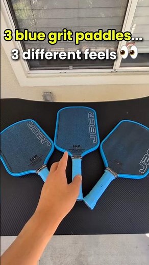 J2CR Crystal Blue vs J6CR Bluegrit Pickleball Paddle Comparison | Feel, Bounce & Grit Test #paddle