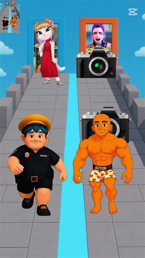 Rumi or baby saja I1 vs Angela #hunterx #viral #talkingangela2newupdate2023 #funny