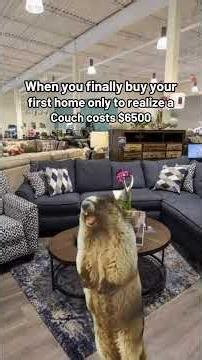 When you finally buy your first home… and realize furniture is a whole new budget 😅 #shorts