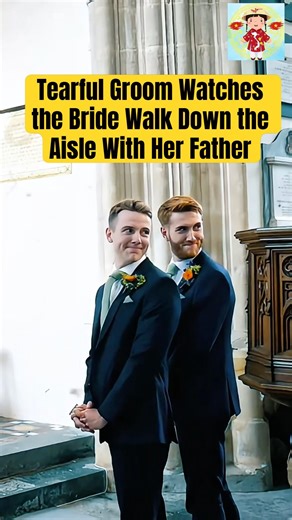 Tearful Groom Watches the Bride Walk Down the Aisle With Her Father #lacaxunghe