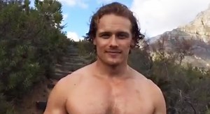 Sam Heughan’s Shirtless Body Is On Display for My Peak Challenge!