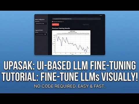 No-code LLM Fine-tuning with Upasak: a Python package