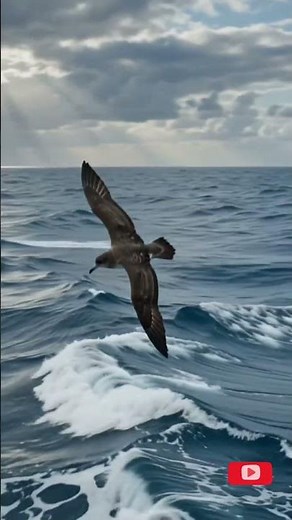 CreatureCam: Sooty Shearwater (Endless Ocean Migration POV) | #AnimalPOV #WildlifePOV