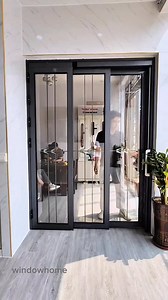 12K views · 20K reactions | The latest design of aluminum sliding door PD door PT door has the function of sliding and opening flat, and can be opened 180 degrees against the wall to provide a larger space | Window Home | Facebook