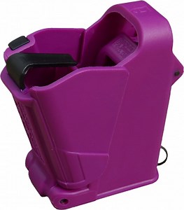 Maglula UP60PR UpLULA Loader & Unloader Double & Single Stack Style made of Polymer with Purple Finish for 9mm Luger, 45 ACP Pistols