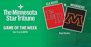 See it live: Elk River vs. Moorhead boys hockey