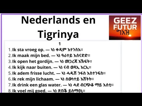 neerlands en tigrinya