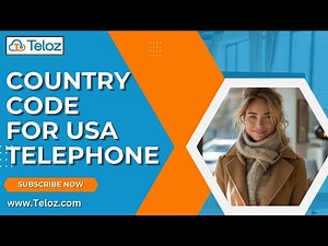 Country Code for USA Telephone How to Dial +1 with Teloz