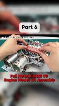 Vortrixe V8 engine model kit #engine #V8engine #enginemodel #miniengine #model