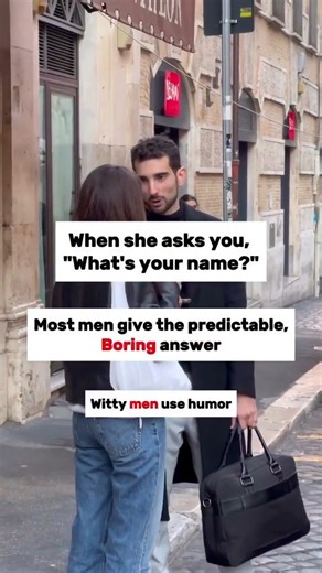 When she asks you “what’s your name?” (read your response in description)