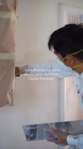 The difference between cheap paint and hiring Right Choice Painting...