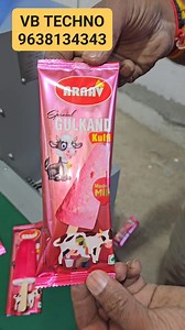 9.6K views · 46 reactions | Fully Automatic Kulfi Packing Machine,ice cream Candy Packing Machine #vbtechno #kulfipackingmachine #flowwrapmachine #flowwrappingmachine #icecandypackingmachine #reels #trendingreel #viral #viralreels #packagingsolutions #pouchpackingmachine | VB Techno | Facebook