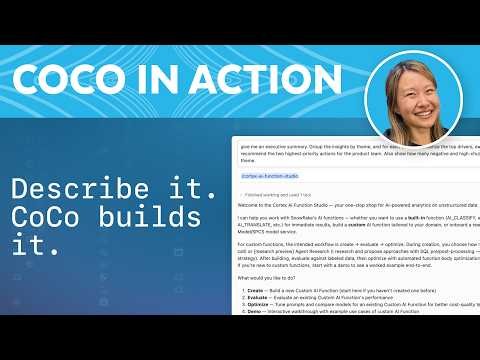 Build an Agentic AI Data Pipeline With Snowflake Cortex and CoCo