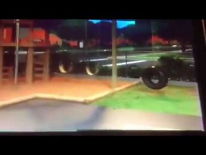 Kids leave from Barney's Adventure Bus