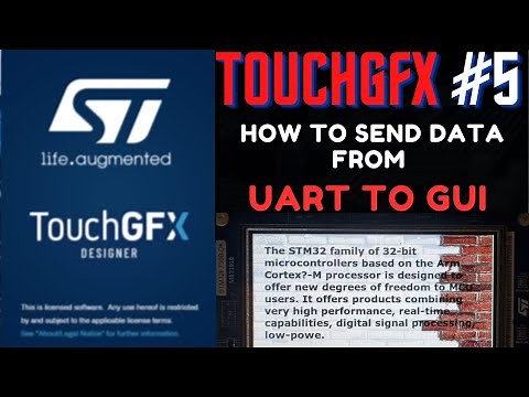 Touch GFX #5. How to Send UART data to GUI || Sample from Interrupt