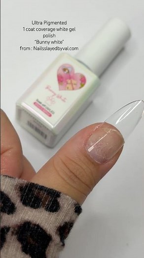 The best white gel nail polish 💅🏼 #nails