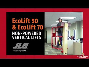 JLG EcoLift Non-Powered Vertical Lifts