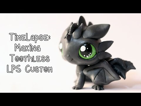Timelapse: Making Toothless LPS Custom