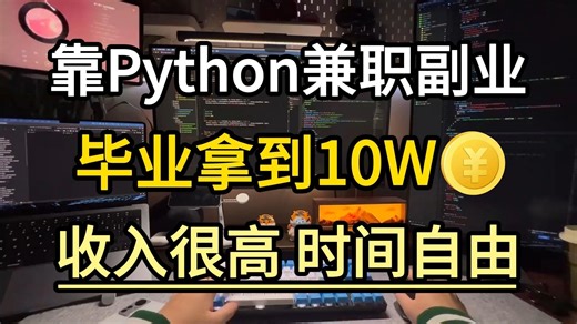 【线上兼职】在家就可以做的Python兼职,拿到10W 的收入，正规接单平台