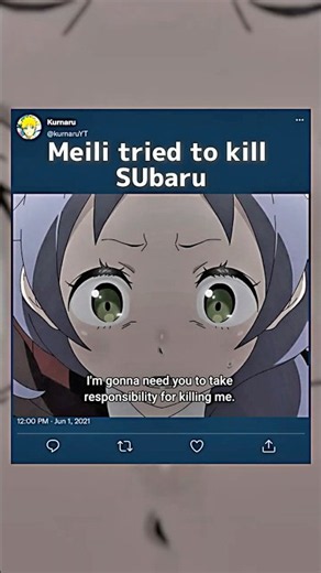 Meili was caught red-handed🔥 | Re:Zero Season4 ep 12 #rezero #rezeroedits