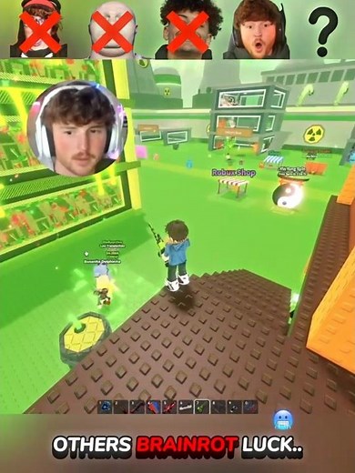 This Guys Brainrot Luck is CRAZY