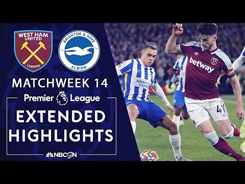 West Ham United v. Brighton | PREMIER LEAGUE HIGHLIGHTS | 12/1/2021 | NBC Sports