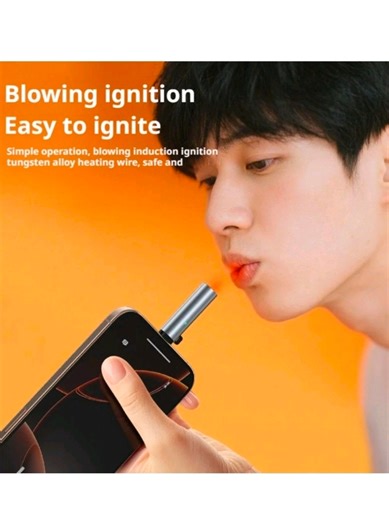 Mini portable cigarette lighter USB type C