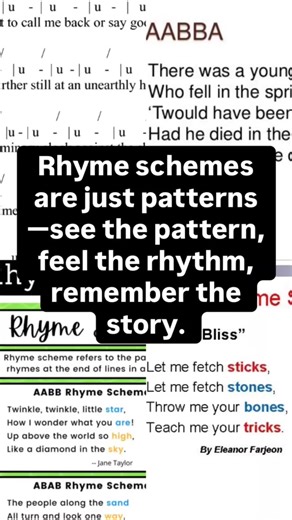 RHYMING PATTERNS#english #poetry #poem ‪@drshabana-s12‬