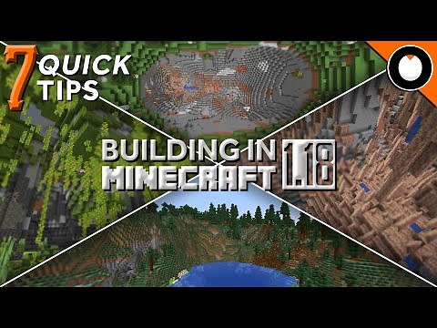 7 Quick Tips for Building in Minecraft!