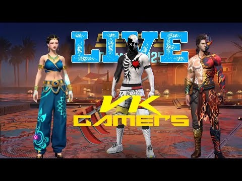 Vk Gamers is live free fire live gameplay